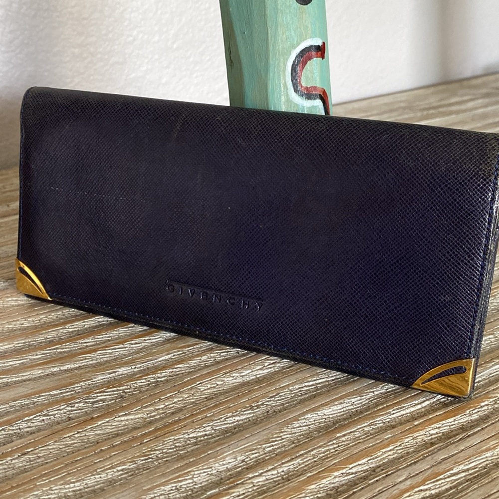 Givenchy - Navy Blue Long Wallet